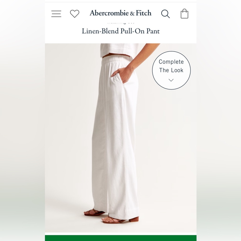 Abercrombie linen pants